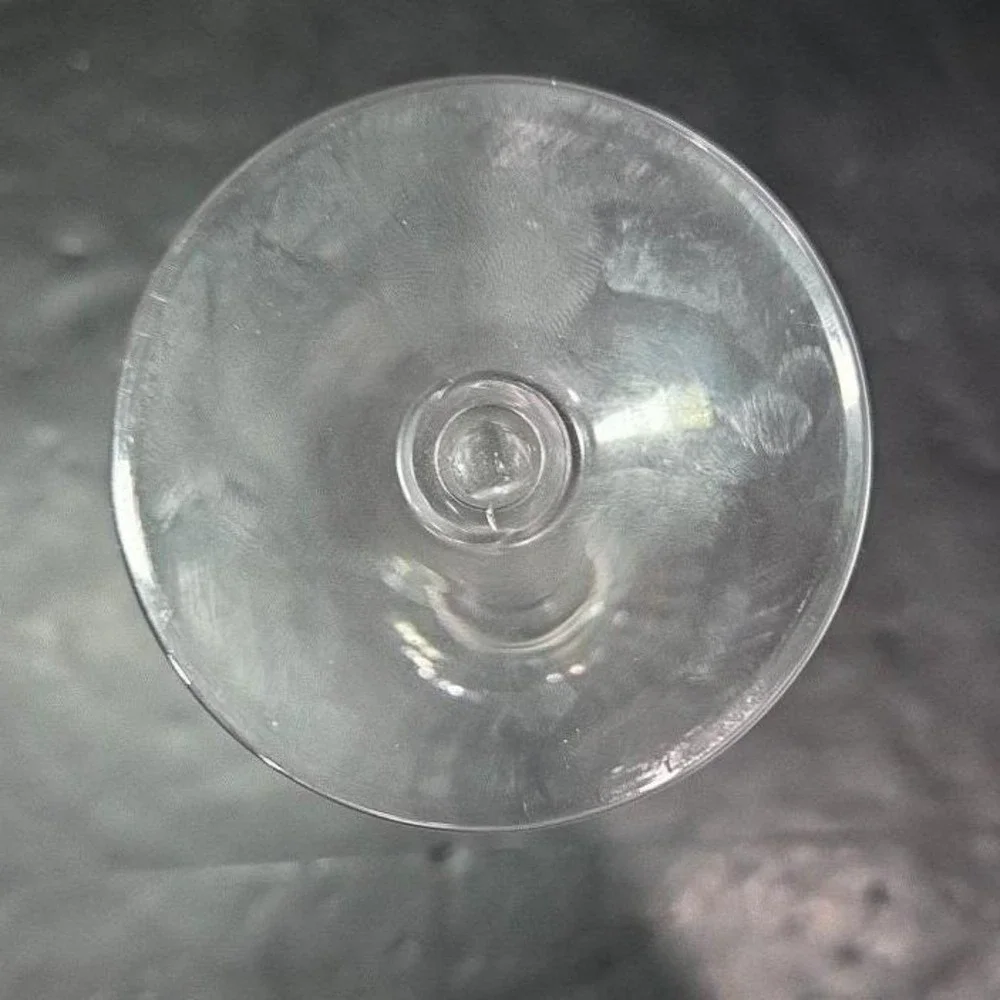 Miller Rogaska Fluted Goblet, Clear Ribbed Optic Wine Glass,‎ Crystal Stemware